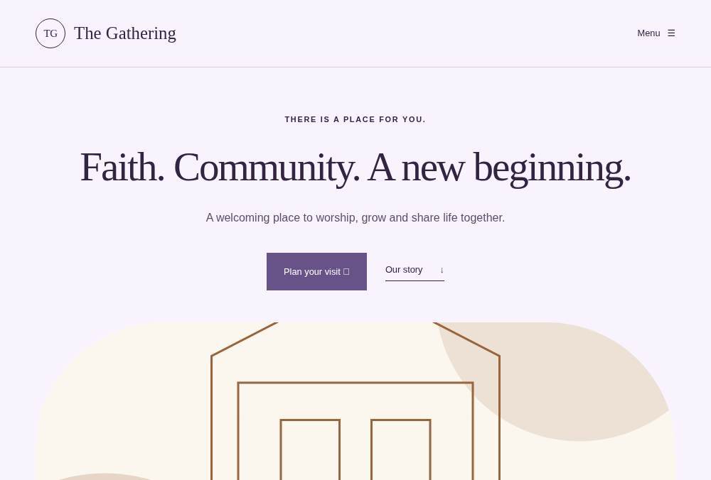 Church & Ministry — Community website preview