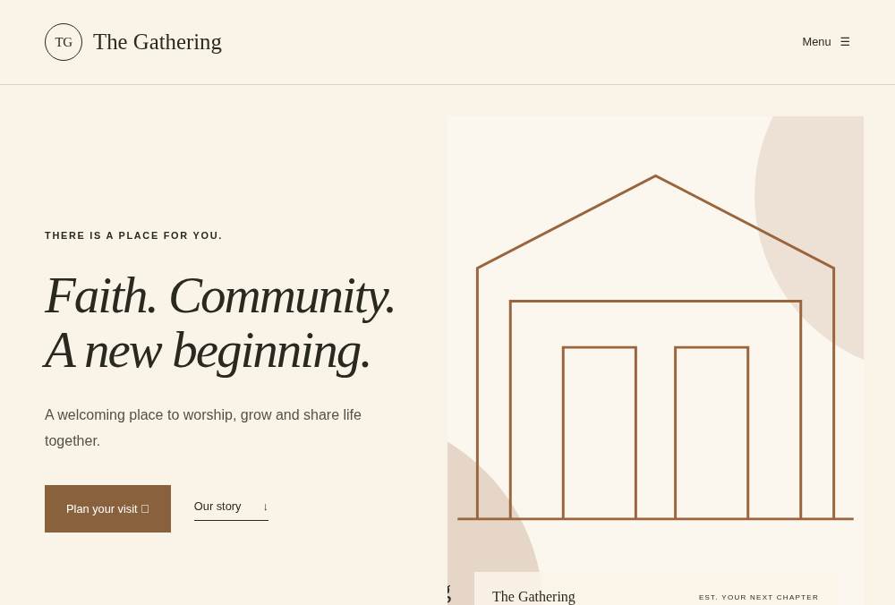 Church & Ministry — Editorial website preview