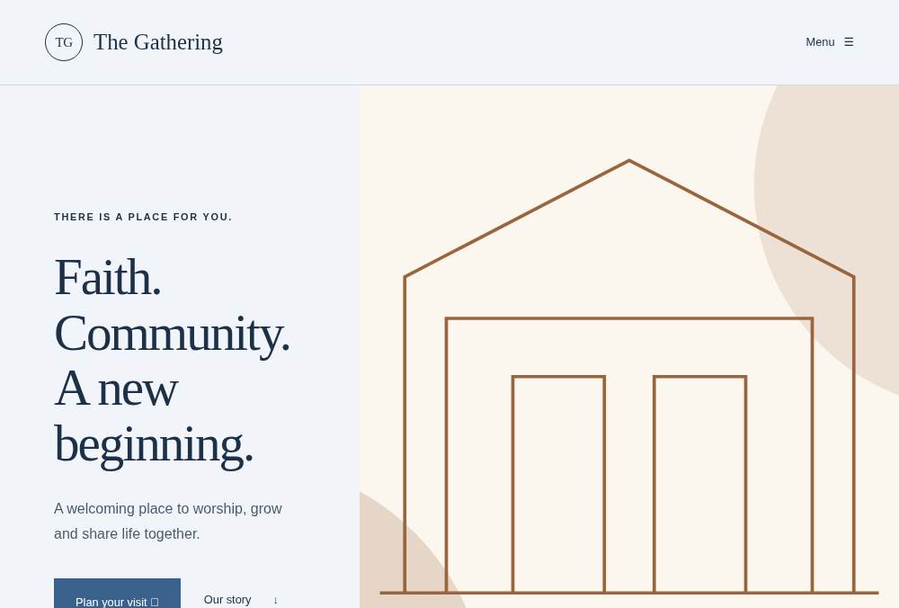 Church & Ministry — Showcase website preview