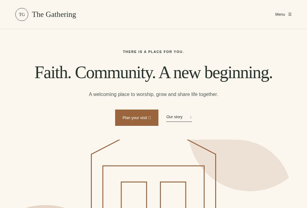 Church & Ministry website preview