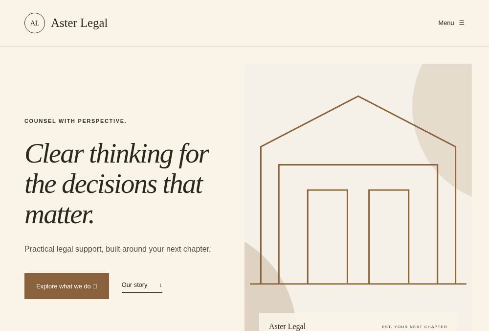 Law Firm — Editorial website preview