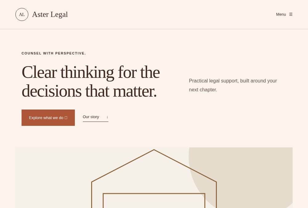 Law Firm — Portfolio website preview