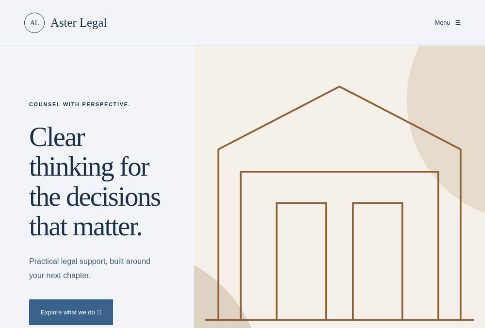 Law Firm — Showcase website preview